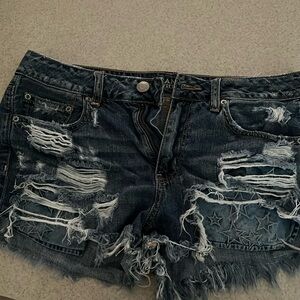 Cutoff Jean shorts